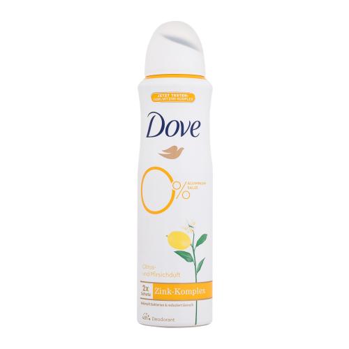 Dove 0% ALU Citrus & Peach 48h 150 ml dezodorant dla kobiet