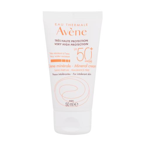 Avene Sun Mineral Cream SPF50+ 50 ml preparat do opalania twarzy unisex
