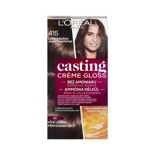 L’Oréal Paris Casting Creme Gloss farba do włosów odcień 415 Iced Chocolate 1 szt.