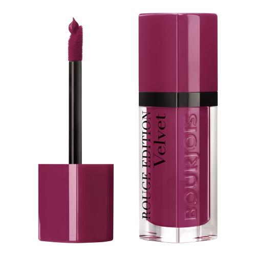 Bourjois Rouge Edition Velvet szminka w płynie z matowym wykończeniem odcień 14 Plum Plum Girl 7.7 ml