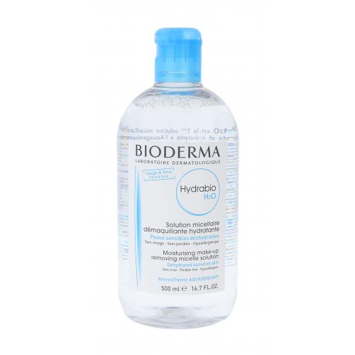 Bioderma Hydrabio płyn micelarny do demakijażu H2O Micellar Cleansing Water and Makeup Remover 500 ml