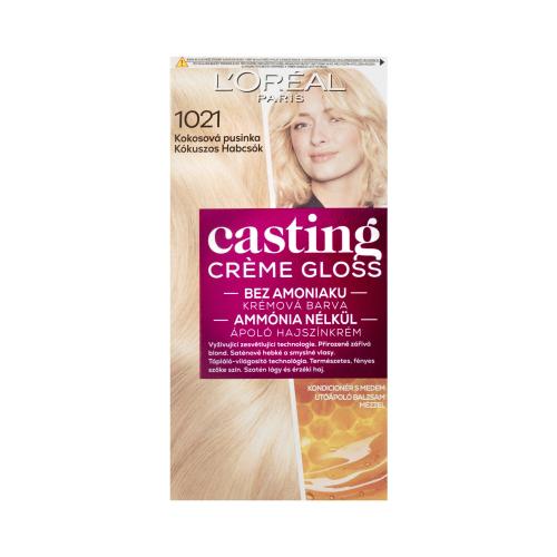 L’Oréal Paris Casting Creme Gloss farba do włosów odcień 1021 Coconut Kiss 1 szt.