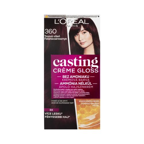 L’Oréal Paris Casting Creme Gloss farba do włosów odcień 360 Black Cherry 1 szt.