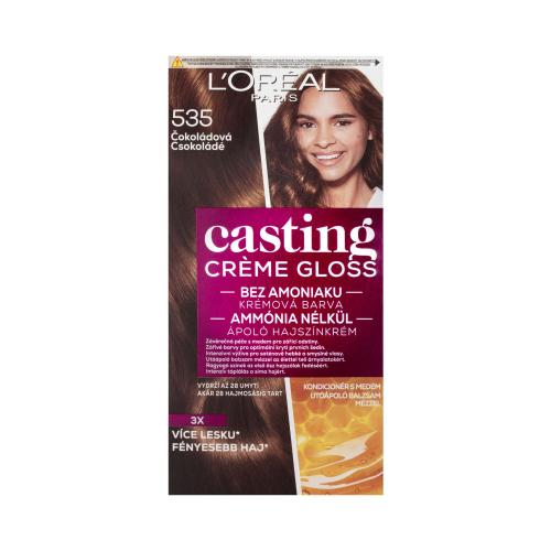 L’Oréal Paris Casting Creme Gloss farba do włosów odcień 535 Chocolate 1 szt.