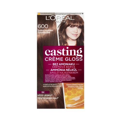 L’Oréal Paris Casting Creme Gloss farba do włosów odcień 600 Light Brown 1 szt.