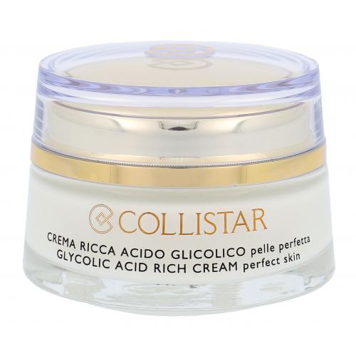 Collistar Attivi Puri Glycolic Acid Rich Cream odżywczy krem z efektem rozjaśniającym, przywracający gęstość skóry 50 ml