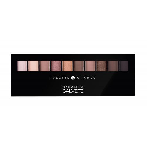 Gabriella Salvete Palette 10 Shades 12 g cienie do powiek dla kobiet 02 Nude