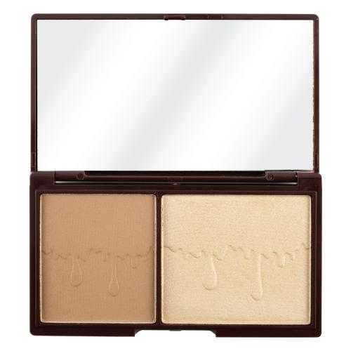I Heart Revolution Mini Chocolate rozświetlająca i brązująca paletka odcień Bronze and Glow 11 g