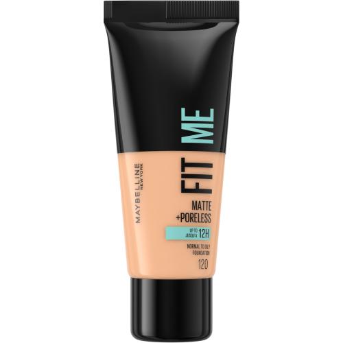 MAYBELLINE NEW YORK Fit Me! Matte+Poreless matujący podkład do skóry normalnej i tłustej odcień 120 Classic Ivory 30 ml