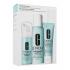 Clinique Anti-Blemish Solutions Gift Set Zestaw Krem do twarzy 50 ml + oczyszczający tonik 200 ml + oczyszczająca pianka 50 ml