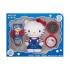 Hello Kitty Hello Kitty 2in1 Shower Gel & Shampoo Zestaw żel pod prysznic 400 ml + grzebień z lusterkiem + gumki i spinka do włosów
