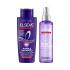Zestaw Szampon do włosów L'Oréal Paris Elseve Color-Vive Purple Shampoo + Pielęgnacja bez spłukiwania L'Oréal Paris Elseve Color-Vive All For Blonde 10in1 Bleach Rescue