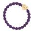 By Eloise London Gold Heart Gumka do włosów dla kobiet 1 szt Odcień Purple