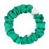 By Eloise London Silk Scrunchie Silver Heart Gumka do włosów dla kobiet 1 szt Odcień Jungle Green