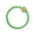By Eloise London Bling Charms Gold Diamanté Clover Leaf Gumka do włosów dla kobiet 1 szt Odcień Apple Green