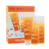 The Body Shop Vitamin C Zestaw dla kobiet 30ml Skin Care Skin Boost + 75ml Skin Peeling Microdermabrasion + 100ml Skin Lotion Energising Face Spritz