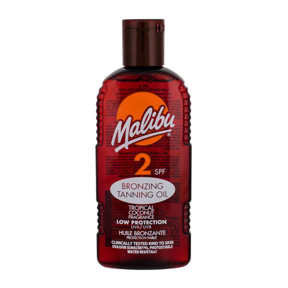 Malibu Bronzing Tanning Oil SPF2 Preparat do opalania ciała dla kobiet