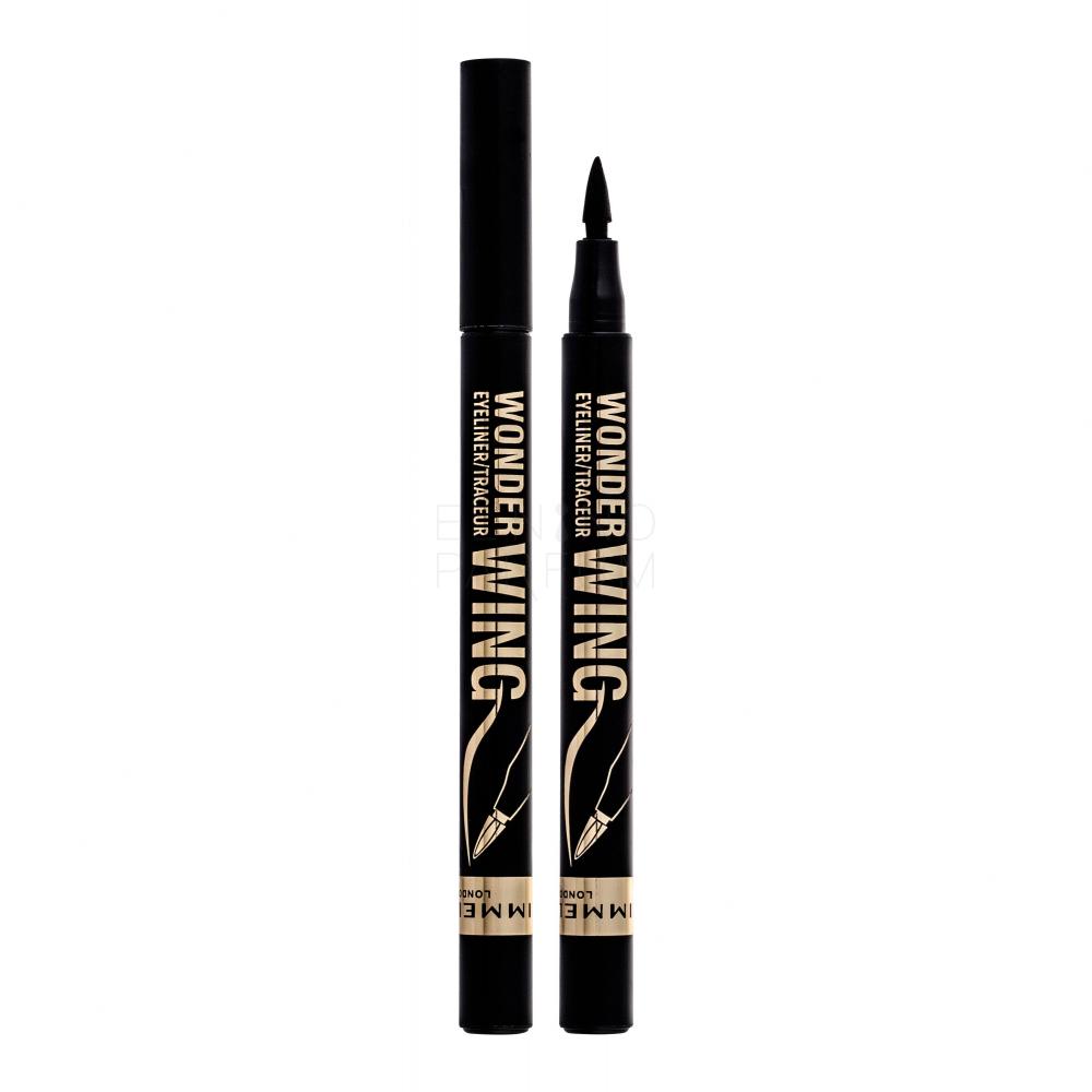 Rimmel London Wonder Wing Eyeliner dla kobiet 1,56 ml Odcień 001 Black