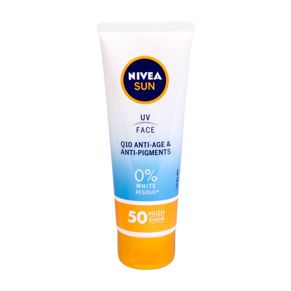Nivea Sun UV Face Q10 AntiAge SPF50 Preparat do opalania twarzy 50 ml