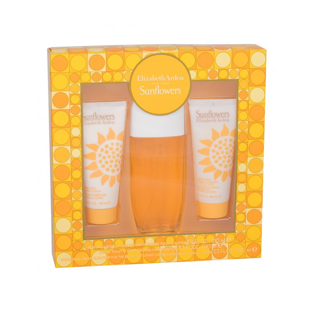Elizabeth Arden Sunflowers Zestaw Edt 100 ml + Mleczko do ciała 100 ml