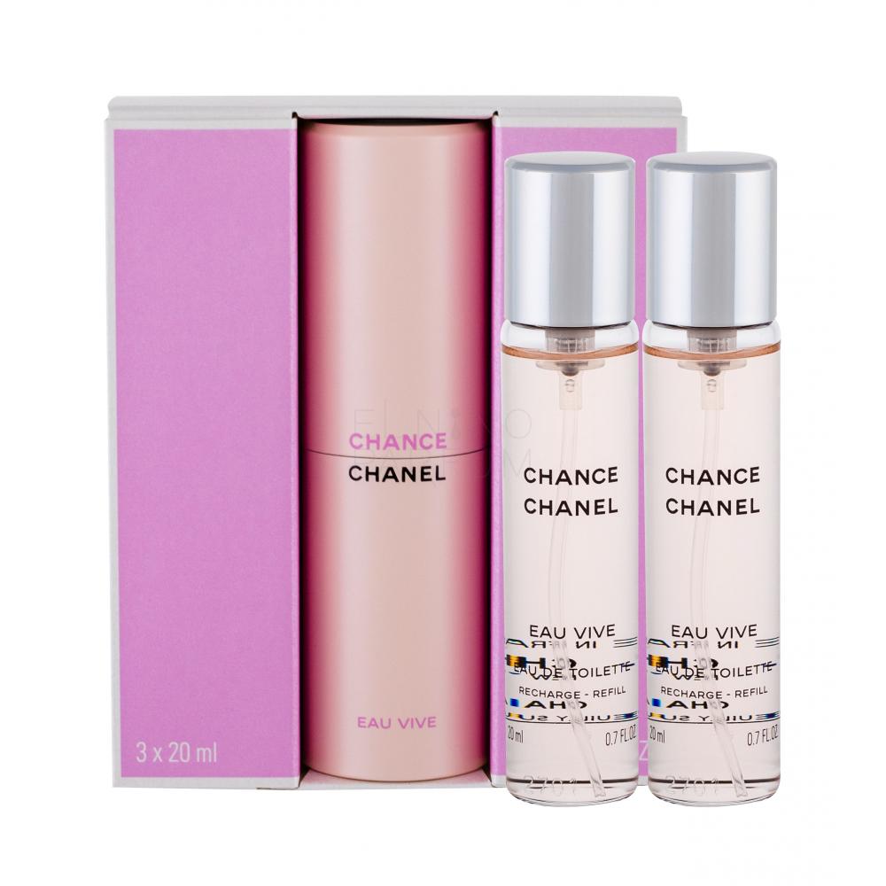 Chanel Chance Eau Vive Woda toaletowa dla kobiet 3x20 ml ELNINO PARFUM