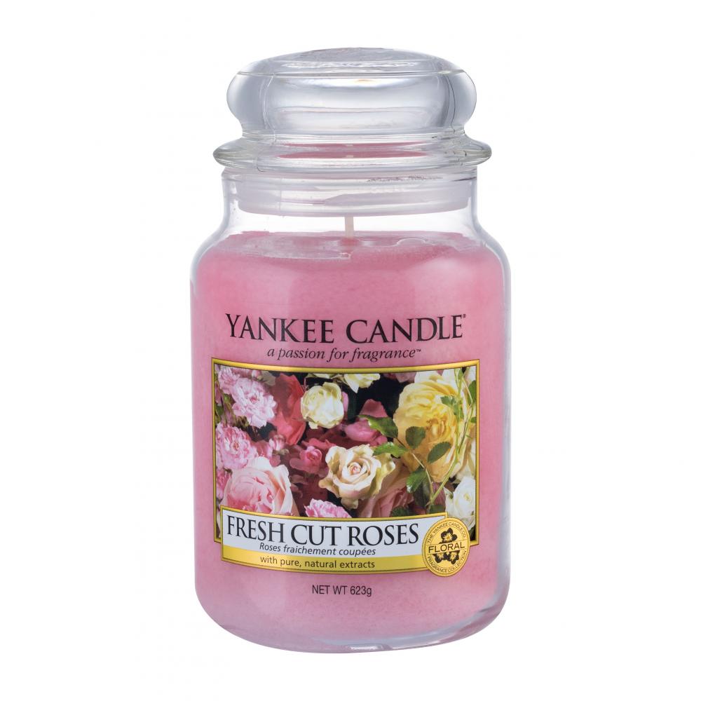 Yankee Candle Fresh Cut Roses Świeczka zapachowa 623 g ELNINO PARFUM