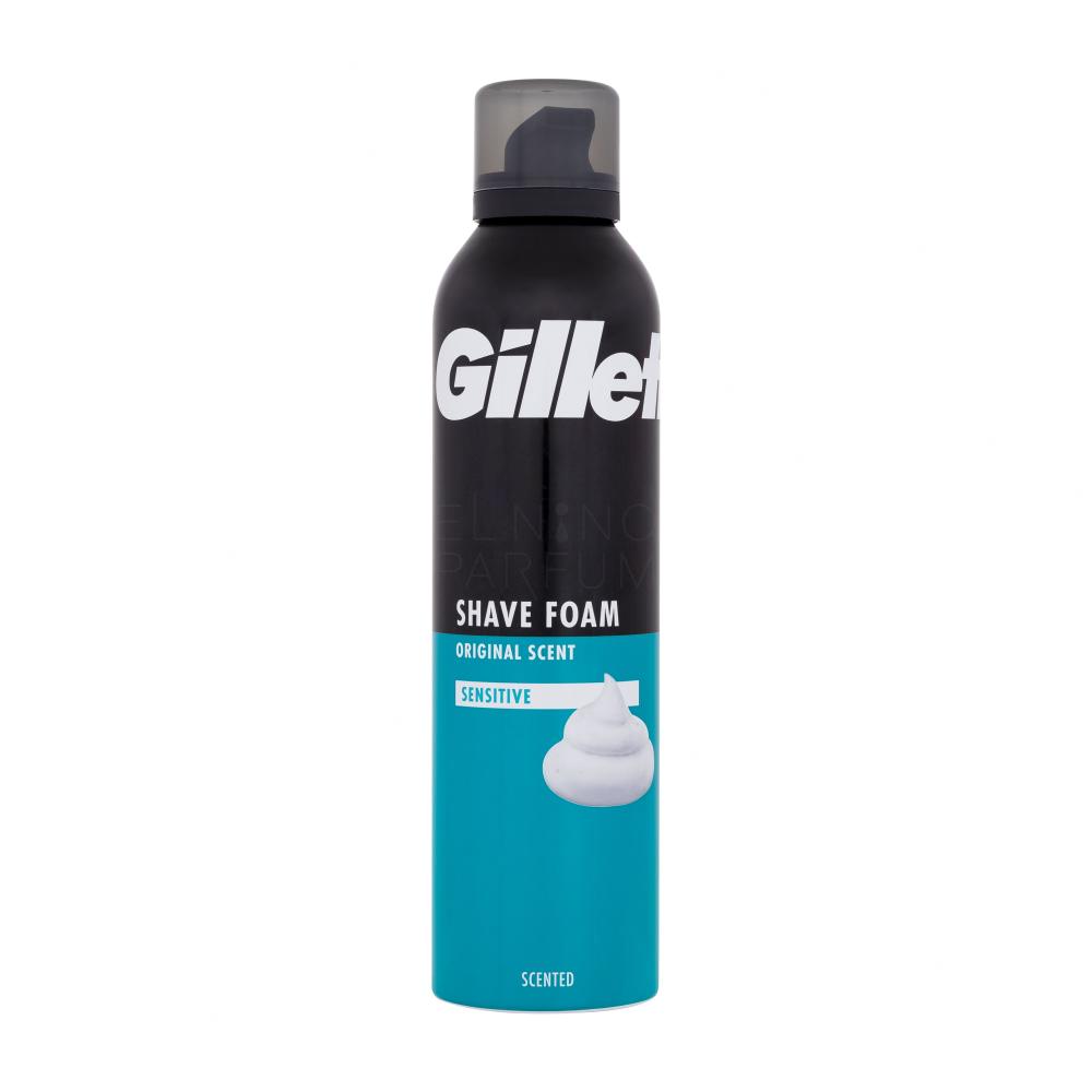 Gillette Shave Foam Original Scent Sensitive Pianki do golenia dla