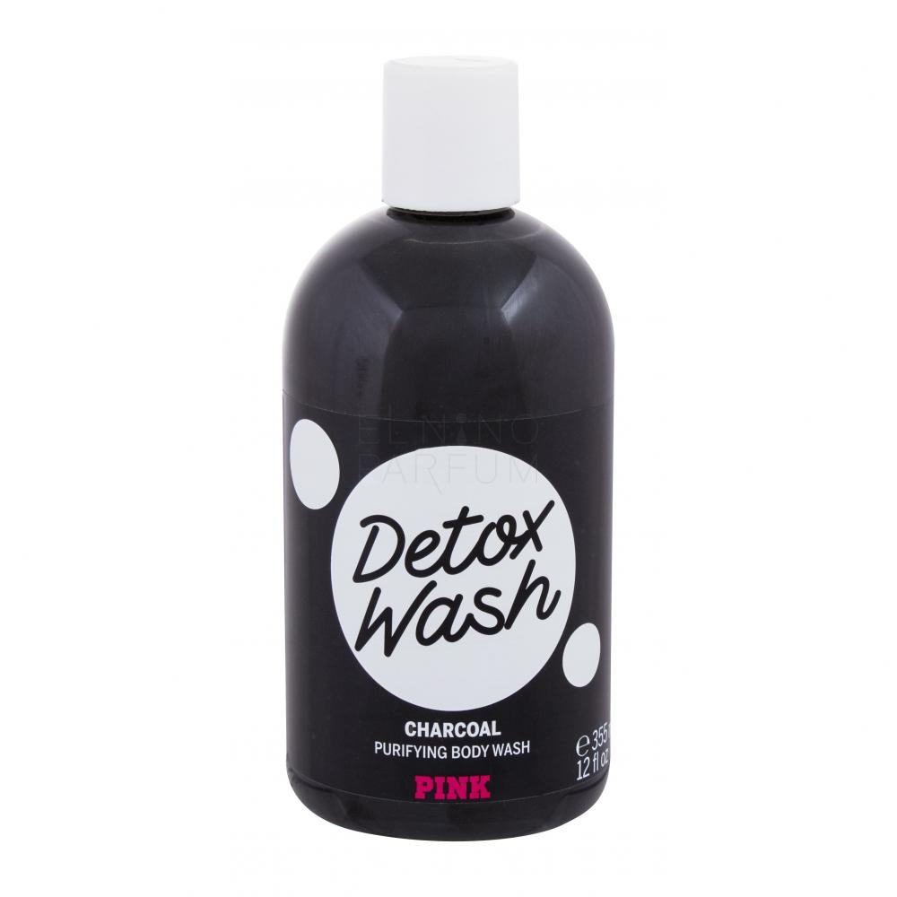 Pink Detox Wash Charcoal Body Wash Żele pod prysznic dla kobiet