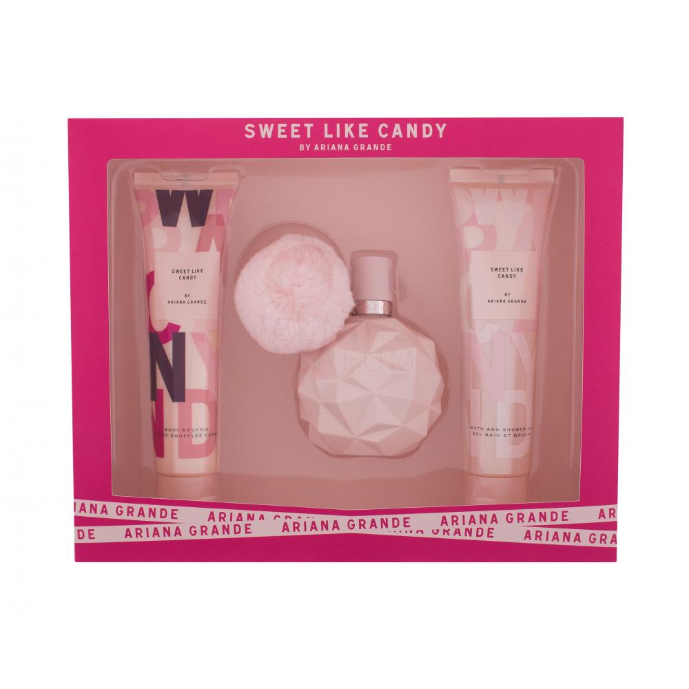 Ariana Grande Sweet Like Candy Zestaw Dla Kobiet Edp 100 Ml Krem Do Ciala 100 Ml Zel Pod Prysznic 100 Ml Elnino Parfum