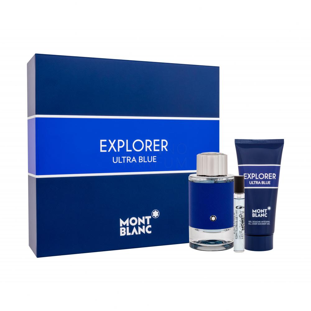 Montblanc Explorer Ultra Blue Zestaw EDP 100 ml + EDP 7,5 ml + żel pod