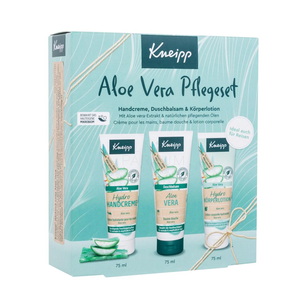 Kneipp Aloe Vera Zestaw Żel pod prysznic Aloe Vera 75 ml + krem do rąk