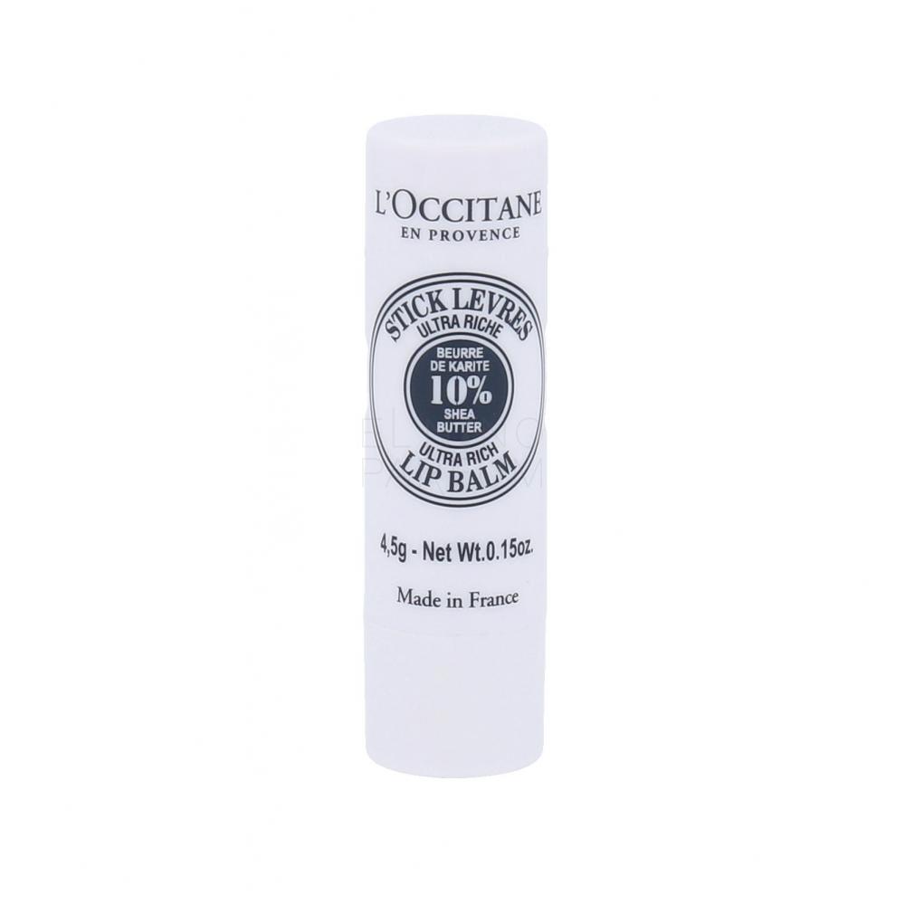 L'Occitane Shea Butter Lip Balm Stick Balsam do ust dla kobiet 4,5 g