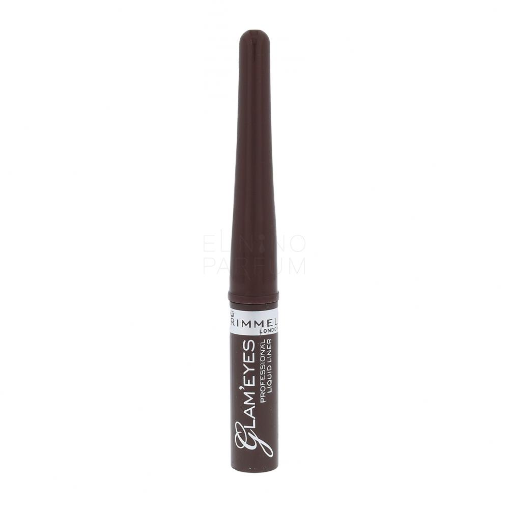 Rimmel London Glam Eyes Eyeliner dla kobiet 3,5 ml Odcień 002 Brown