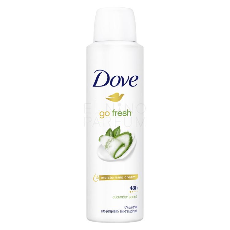 Dove Go Fresh Cucumber &amp; Green Tea 48h Antyperspirant dla kobiet 150 ml