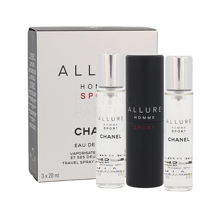 Chanel Allure Homme Sport Woda toaletowa dla mężczyzn Twist and Spray 3x20 ml