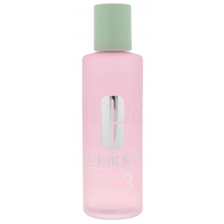 Clinique 3-Step Skin Care Clarifying Lotion 3 Toniki dla kobiet 400 ml