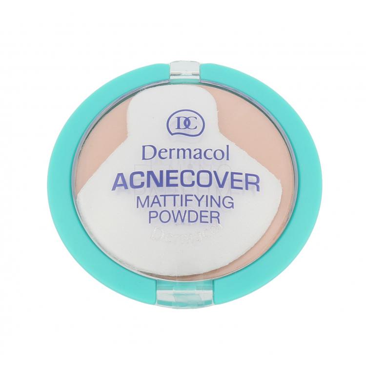 Dermacol Acnecover Mattifying Powder Puder dla kobiet 11 g Odcień Shell