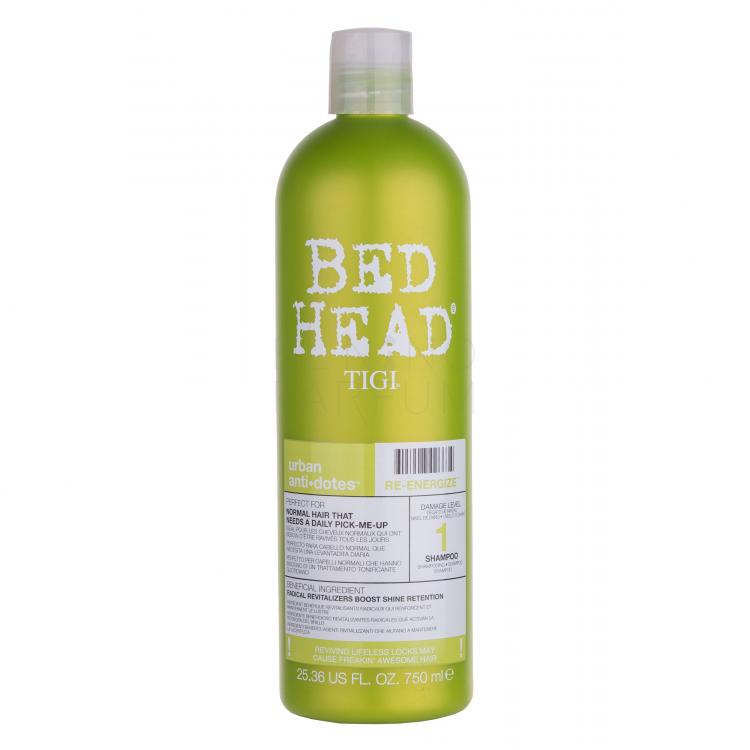 Tigi Bed Head Re-Energize Szampon do włosów dla kobiet 750 ml