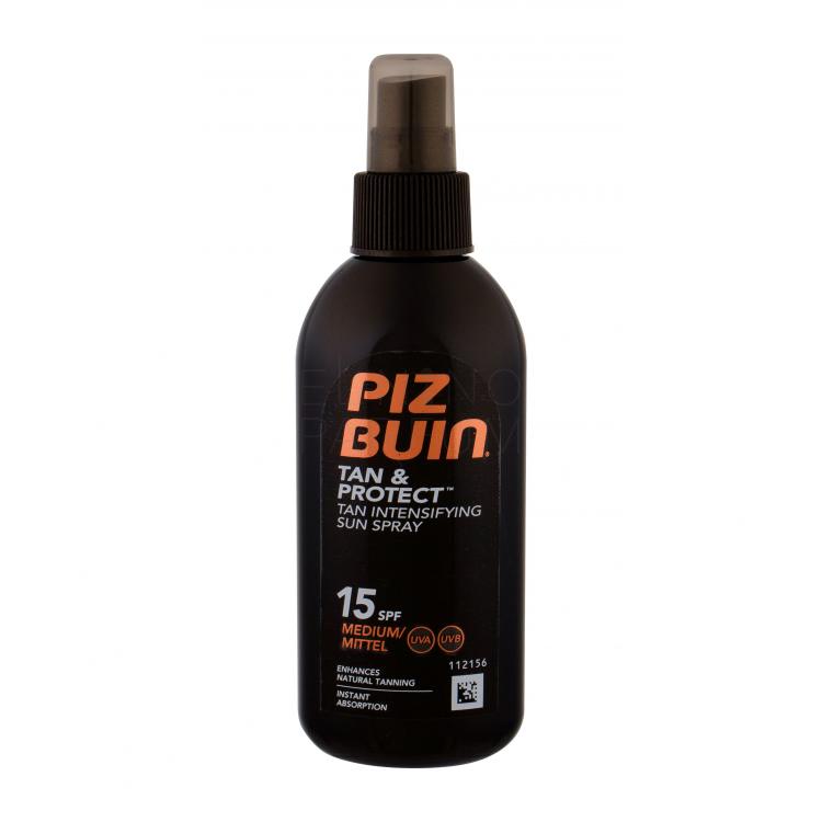 PIZ BUIN Tan Intensifier Sun Spray SPF15 Preparat do opalania ciała dla kobiet 150 ml