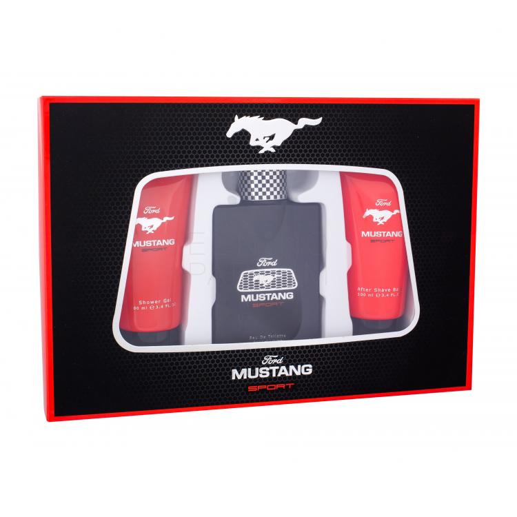 Ford Mustang Mustang Sport Zestaw Edt 100 ml + Żel pod prysznic 100 ml + Balsam po goleniu 100 ml