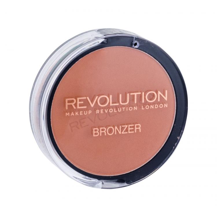 Makeup Revolution London Bronzer Bronzer dla kobiet 7,5 g Odcień Bronzer Kiss