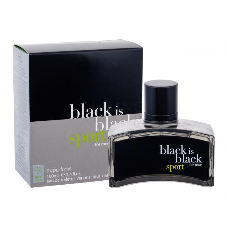 nu parfums black is black sport