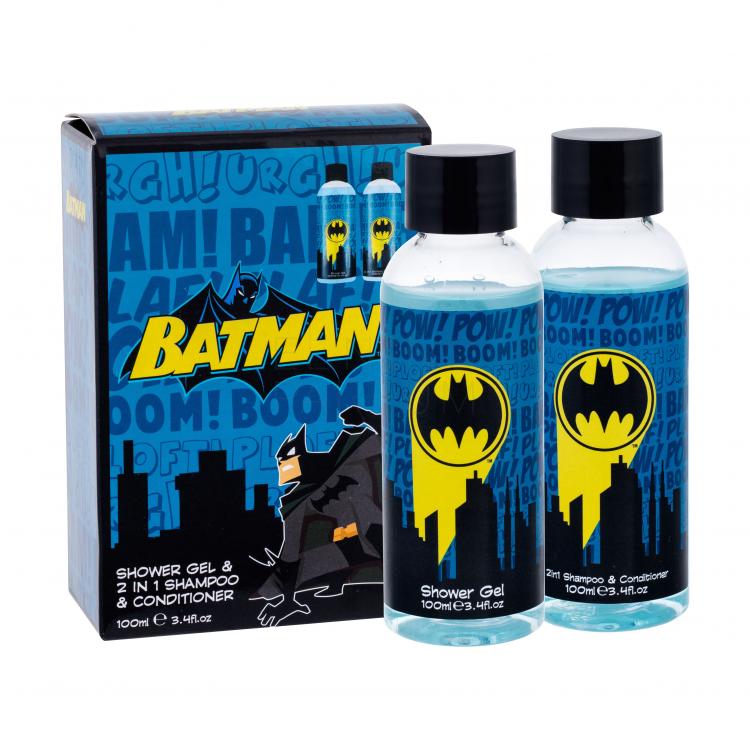 DC Comics Batman Zestaw Żel pod prysznic 100 ml + Szampon z odżywką 2 v 1 100 ml