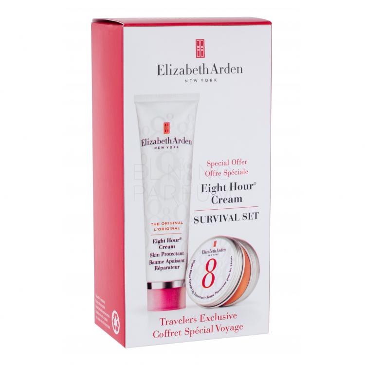 Elizabeth Arden Eight Hour Cream Skin Protectant Zestaw Krem na dzień Eight Hour Cream Skin Protectant 50 ml + Balsam do ust Eight Hour Cream Lip Protectant 14,6 ml