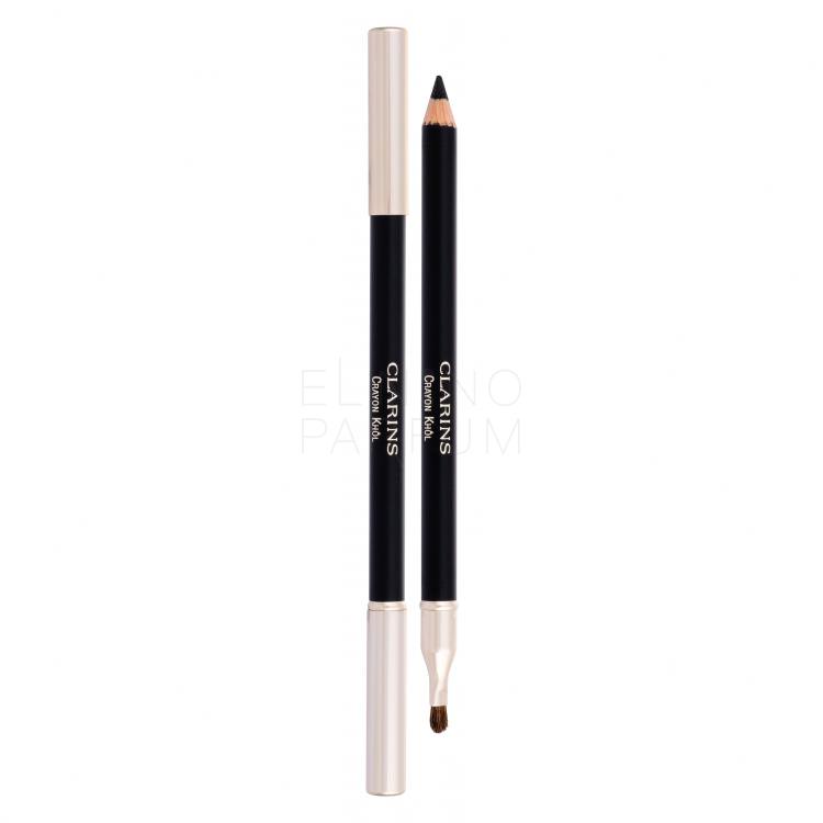 Clarins Long-Lasting Eye Pencil Kredka do oczu dla kobiet 1,05 g Odcień 01 Carbon Black