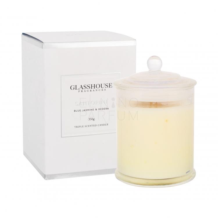 Glasshouse Santorini Jasmin &amp; Hedera Świeczka zapachowa 350 g