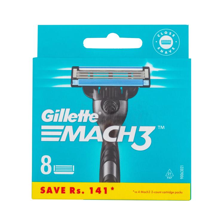 Gillette Mach3 Wkład do maszynki dla mężczyzn 8 szt