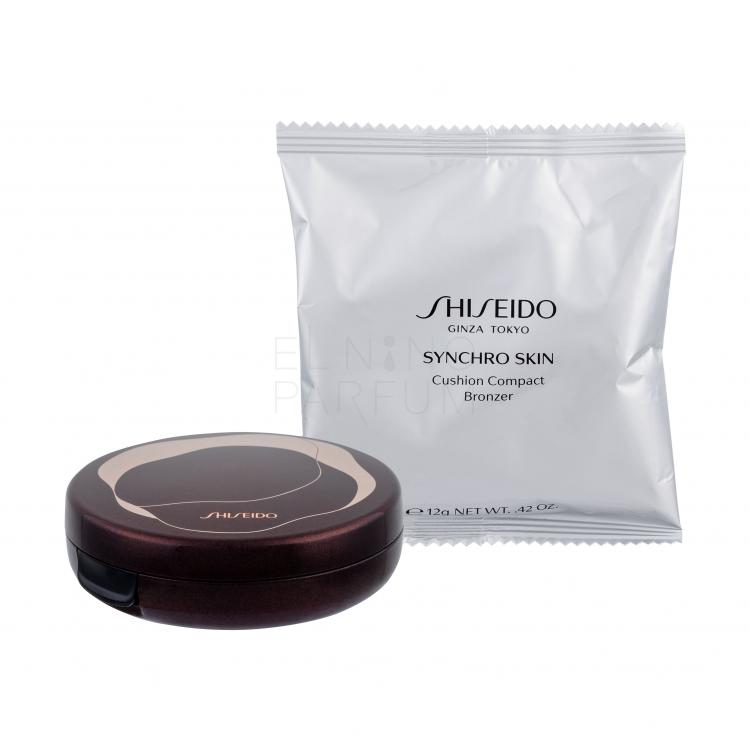 Shiseido Synchro Skin Cushion Compact Bronzer SPF20 Bronzer dla kobiet 12 g