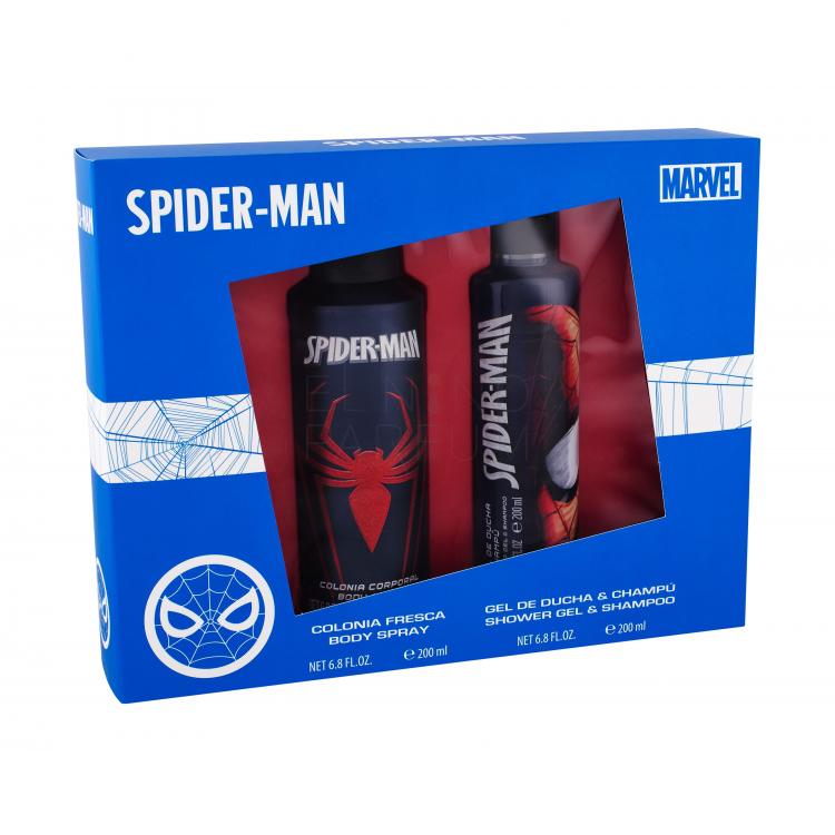 Marvel Spiderman Set Zestaw Żel pod prysznic 200 ml + Spray do ciała 200 ml