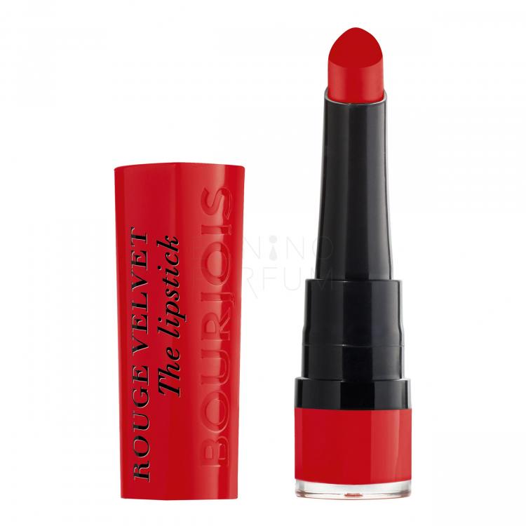 BOURJOIS Paris Rouge Velvet The Lipstick Pomadka dla kobiet 2,4 g Odcień 08 Rubi´s Cute